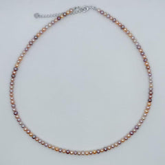 Candy Pearl Jewelry Set Freshwater Ak Pearl Princess Necklace  Bracelet (3-4mm)-AFAS002