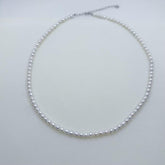 AAA Freshwater AK Pearl Set Full String Necklace and Bracelet (3.5-4mm)- AFAS004