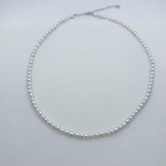 AAA Freshwater AK Pearl Set Full String Necklace and Bracelet (3.5-4mm)- AFAS004