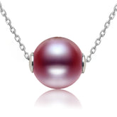 Purple Edison Lulutong Necklace 9-10mm【Pearlism】