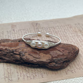 【Jewelry】Freshwater Pearl Wire Wrapping Bangle