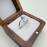 Madama Pearl Ring Collection Seawater Akoya Pearl Adjustable (6-7mm)