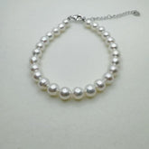 Freshwater AK Pearl Jewelry Set Full String Necklace Close to Round 6mm (40+5mm)-AFAS003