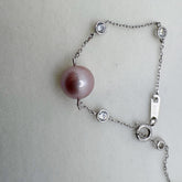 M Design Shiny Edison Pearl Bracelet Freshwater Pearl (9-10mm)-AFEB002