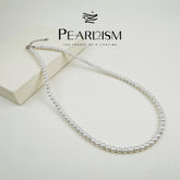 Freshwater Akira Pearl Necklace | 4-5mm Full-Strand Adjustable Minimalist Luxury-AFAN016