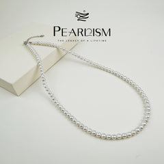 Freshwater Akira Pearl Necklace | 4-5mm Full-Strand Adjustable Minimalist Luxury-AFAN016