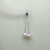 Seedless Pearl Earhook Collection Freshwater Seedless Pearl White Color (9-11mm)