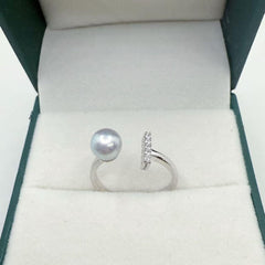 Seawater Pearl AKoya Pearl Jewelry Set (6-7mm)--ASAS001