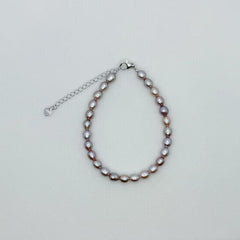 Freshwater Seedless Pearl Set Full String Necklace and Bracelet (5-6mm)