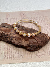 【Jewelry】Freshwater Pearl Wire Wrapping Bangle
