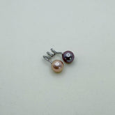 Flipped Design Twisted Double Edison Pearl Pendant Freshwater Pearl (9-10mm) (Free S925 Chain)-AFEP007