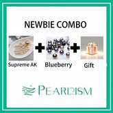 Newbie Combo A -- Supreme AK (10 Pearls +1 Edison) + Blueberry ( 1 pc 9-11 Pink Purple Pearl)