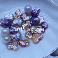 Butterfly (3Butterfly Shape pearls+1edison )