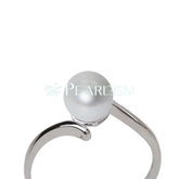 【PEARLISM】Akoya Pearl Ring 7-8mm Silver
