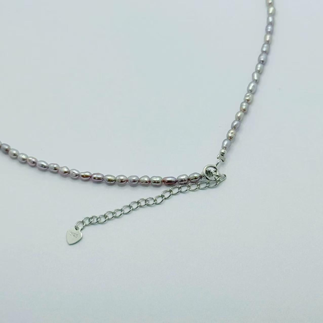 AAA Luster Freshwater Seedless Pearl Necklace (2.5mm-3mm) (40+5cm)-AFSN003