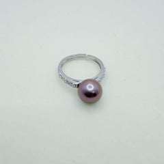 Blossoms Pearl Ring Freshwater Pearl Edison Pearl Ring Adjustable size (9-10mm)-AFER001