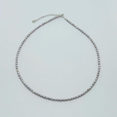 AAA Luster Freshwater Seedless Pearl Necklace (2.5mm-3mm) (40+5cm)-AFSN003