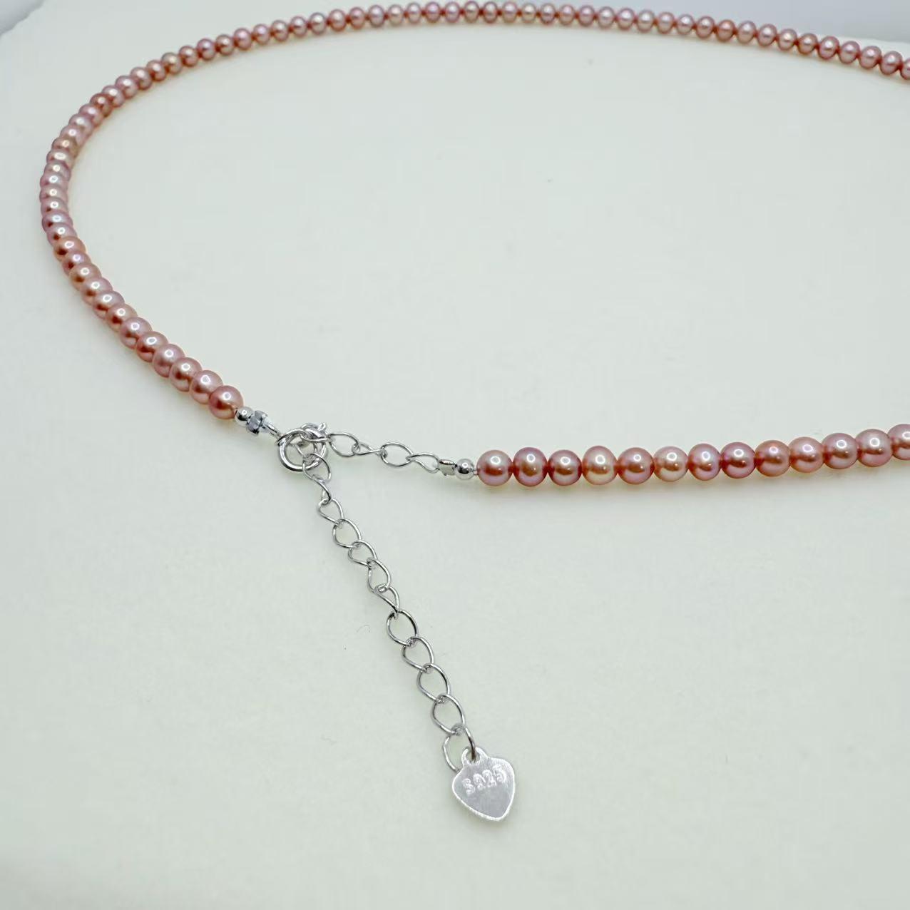 AAAAA Aurora Luster Freshwater AK Pearl Full String Pearl Necklace-AFAN003