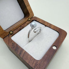 Madama Pearl Ring Collection Seawater Akoya Pearl Adjustable (6-7mm)