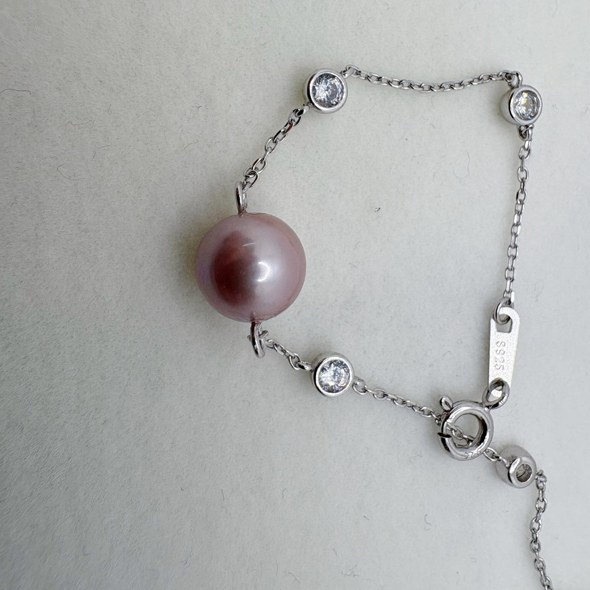 M Design Shiny Edison Pearl Bracelet Freshwater Pearl (9-10mm)-AFEB002