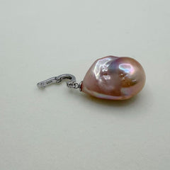 Universal Clasp Freshwater Baroque King Pendant (Free S925 Chain)- AFBP001