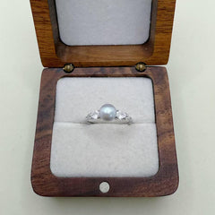 Madama Pearl Ring Collection Seawater Akoya Pearl Adjustable (6-7mm)