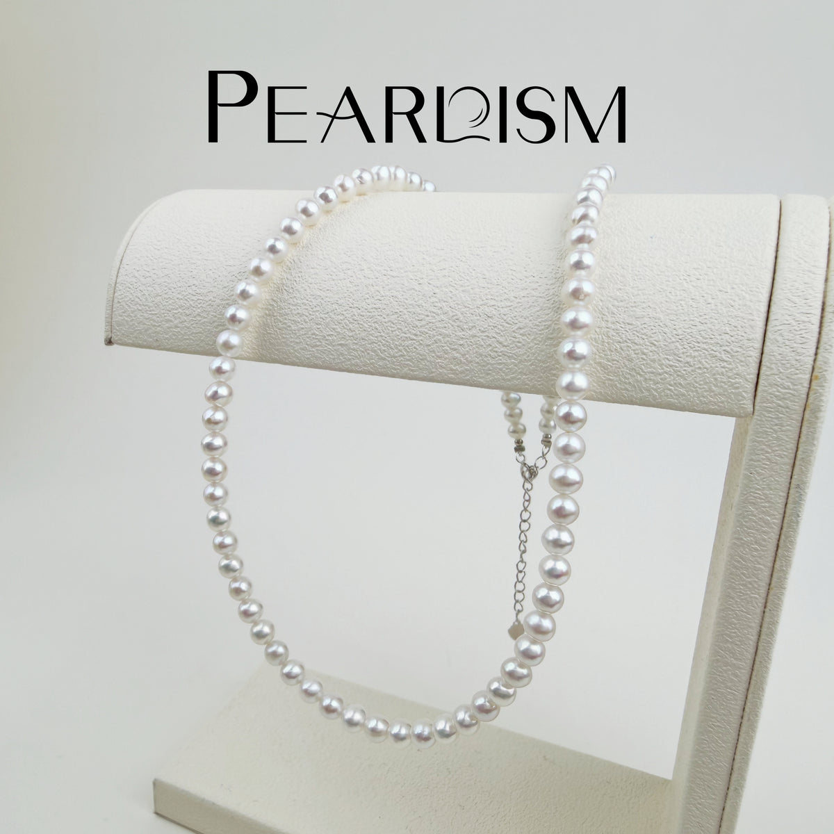 Freshwater Akira Pearl Necklace | 4-5mm Full-Strand Adjustable Minimalist Luxury-AFAN016