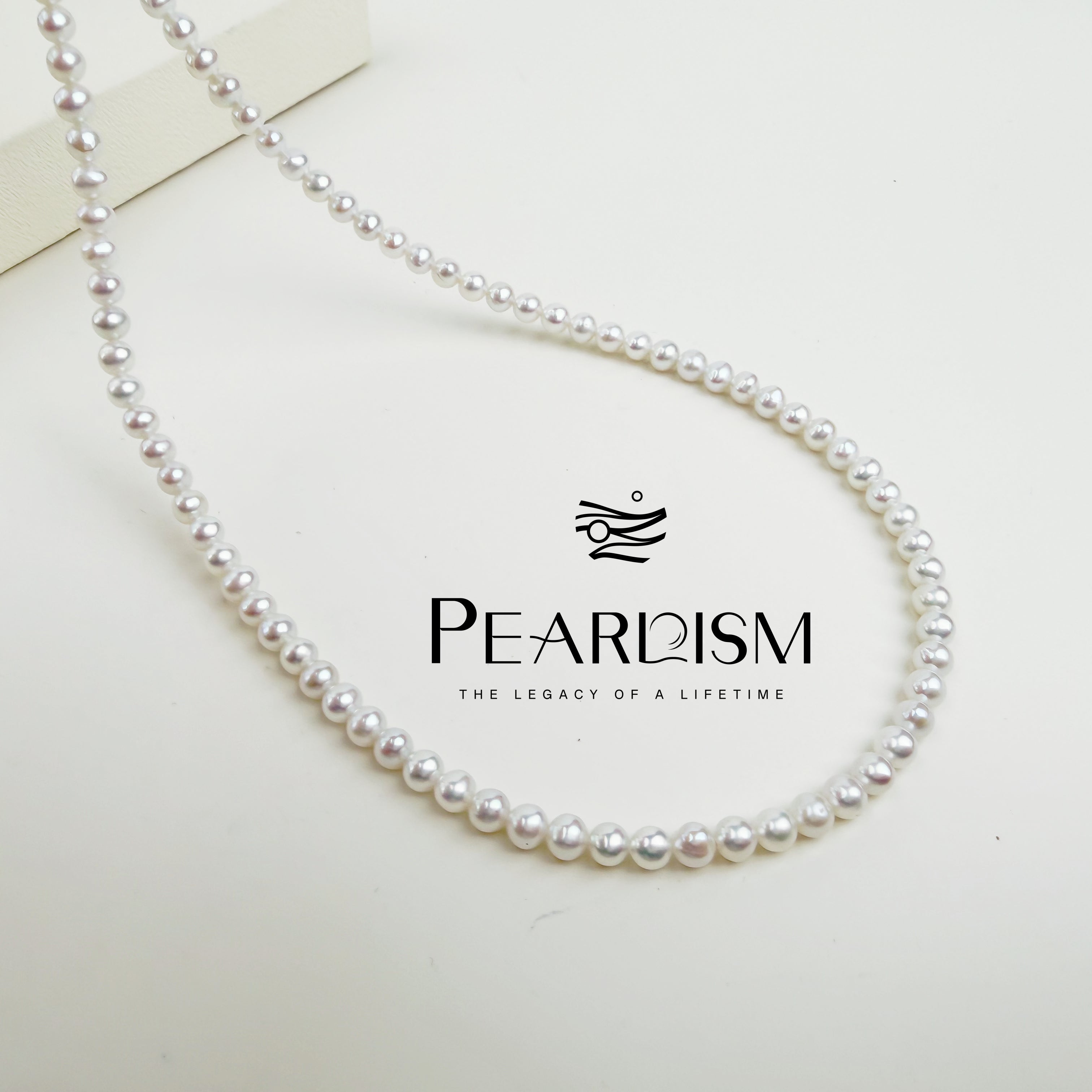 Freshwater Akira Pearl Necklace | 4-5mm Full-Strand Adjustable Minimalist Luxury-AFAN016