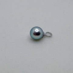 Simple Design Madama Pearl Pendant Seawater Pearl AKoya Rare Size (8-9mm) (Free S925 Chain)-ASAP001