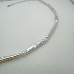 Special Design Pearl Necklace Baroque Pearl with AK Pearl Freshwater Pearl Necklace Princess Necklace-AFDN001