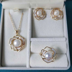 Fresh water pearl jewelry set【PEARLISM】