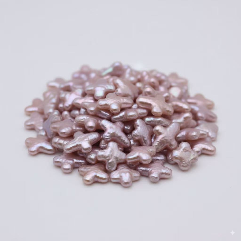 Cross (3 Cross shape pearls with 1 Edison）
