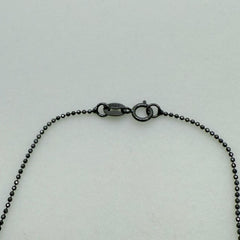 Baroque Black Tahitian Pearl Seawater Pearl Necklace (10-12mm) -ASBN001