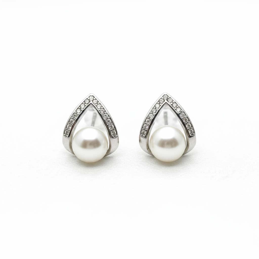 Pearl Earrings  with  Freshwater pearl gift  (20 pearls) [Open in live]｜Freshwater  Pearl  Earrings