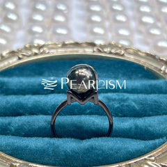 EASTERNPEARLISM【Black Knight 】S925 Silver Black M-Ring