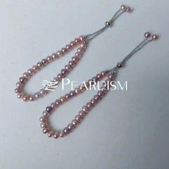 【PEARLISM】Full String Purple Rice Pearl Bracelet Adjustable【Pearlism】