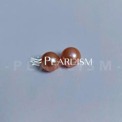 Dragonball (1 deep orange round 10-13mm freshwater pearl)【Pearlism】