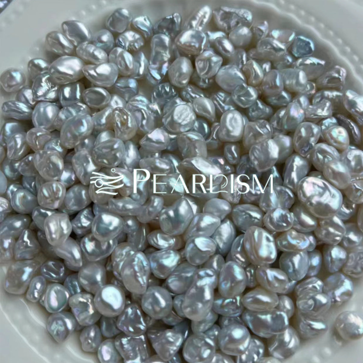 Keshi Pearl (8-20 seedless Keshi pearls)