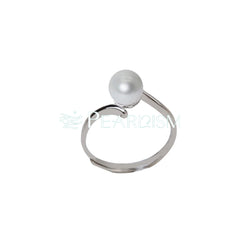 【PEARLISM】Akoya Pearl Ring 7-8mm Silver 【Flash Sale】