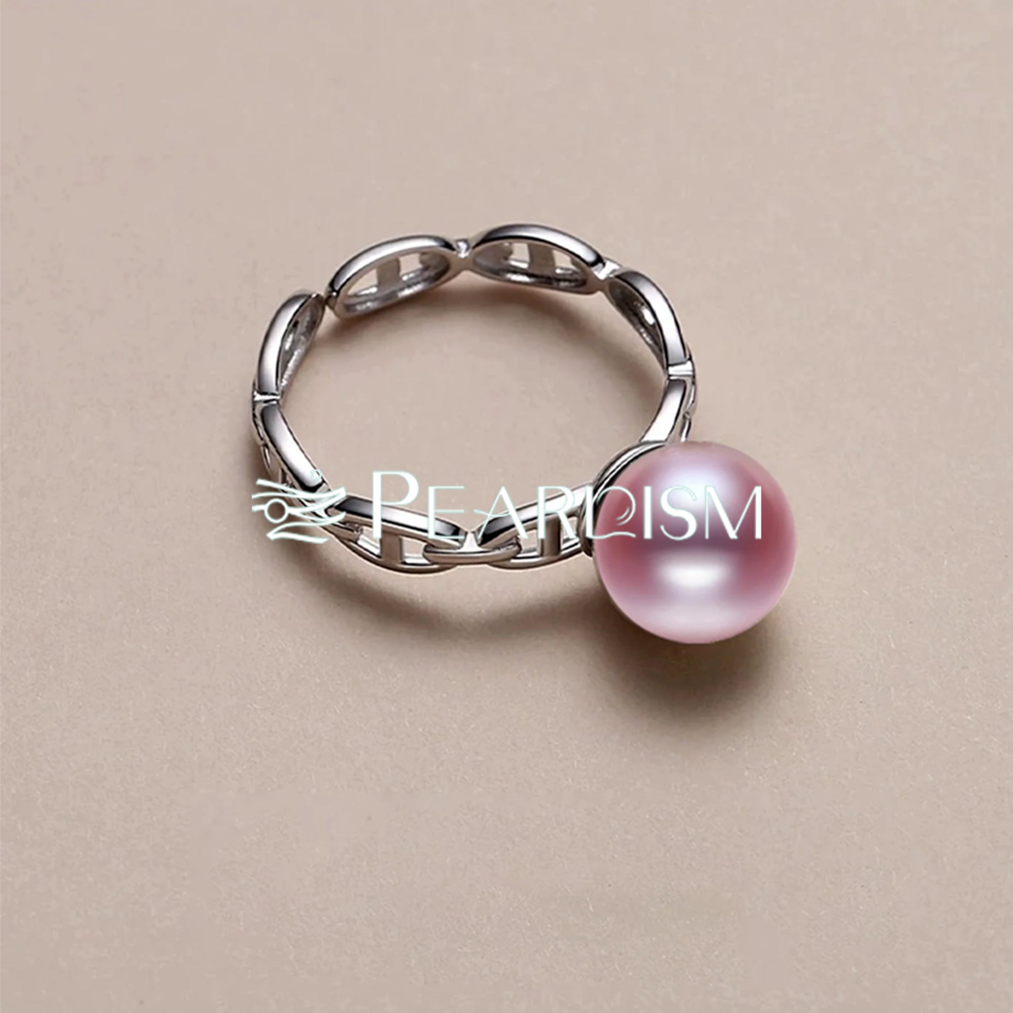 9-10mm Purple Edison Pearl S925 Ring (End Product